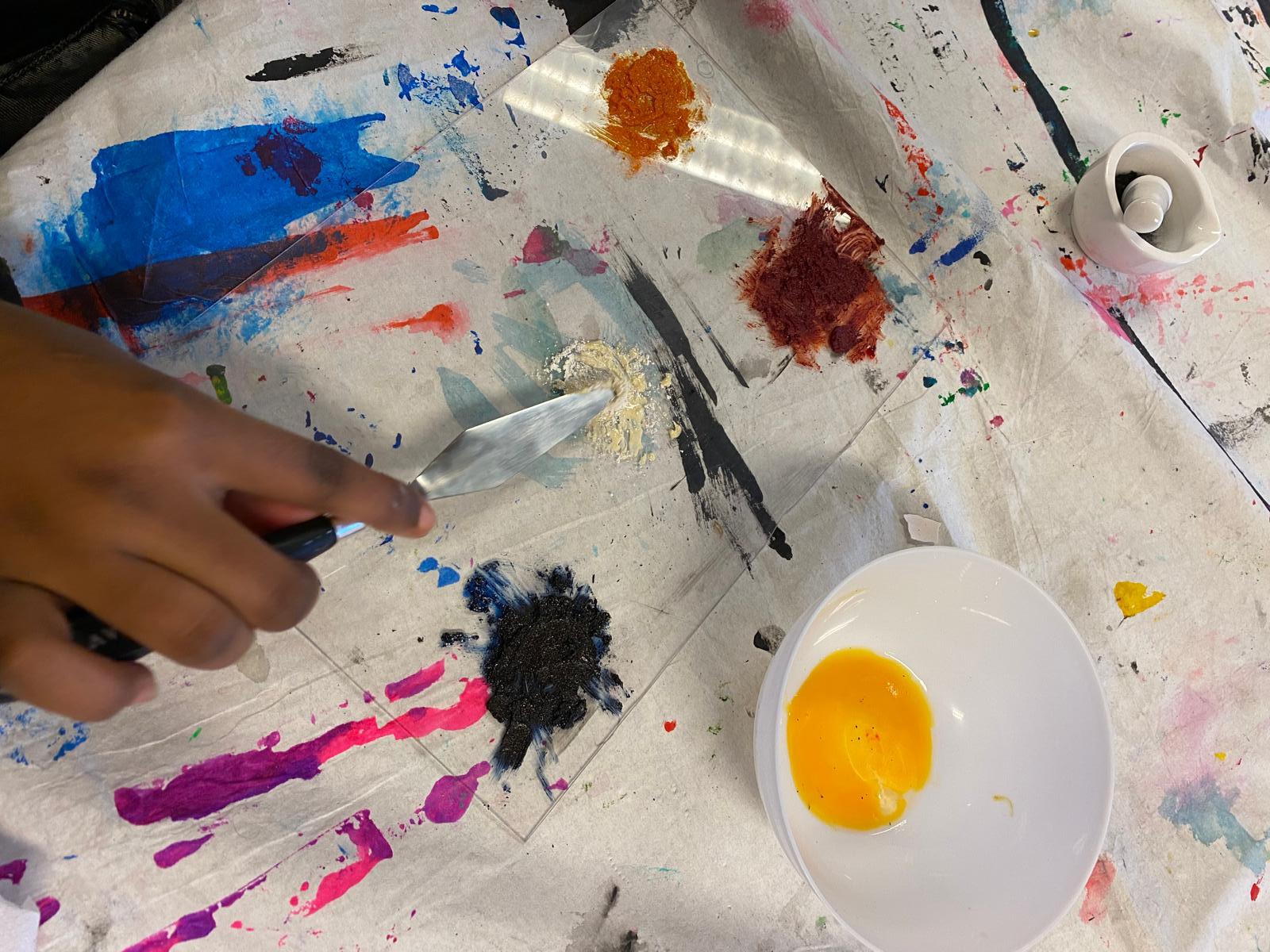 Zelf Verf Maken workshop